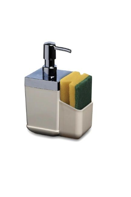 Primanova Toskana Soap Dispenser with Removable Sponge Cup Primanova Toskana Soap Dispenser with Removable Sponge Cup