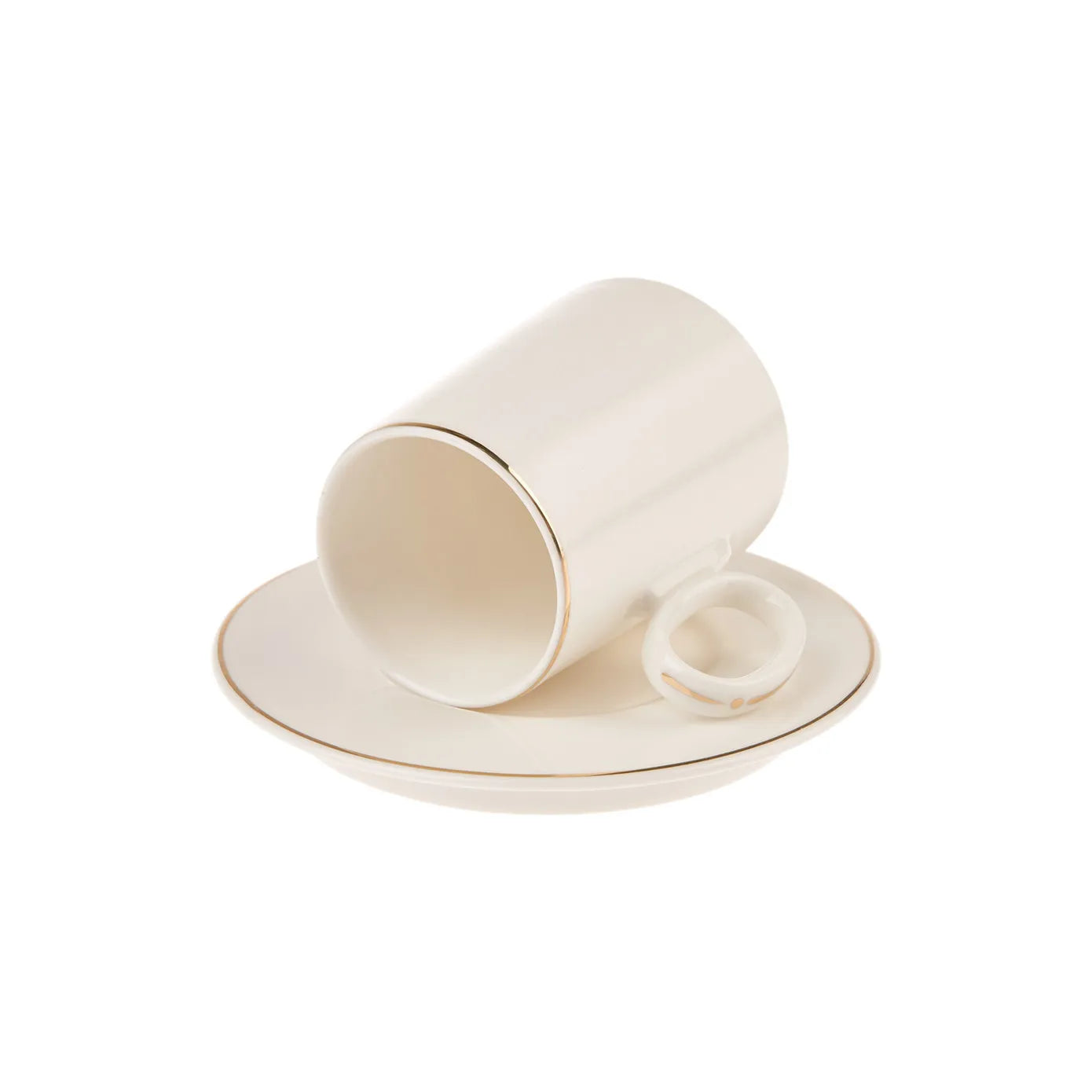 KARACA SNOW, White Coffee Cup Set for 6 – Elegant & Simple KARACA SNOW, White Coffee Cup Set for 6 – Elegant & Simple