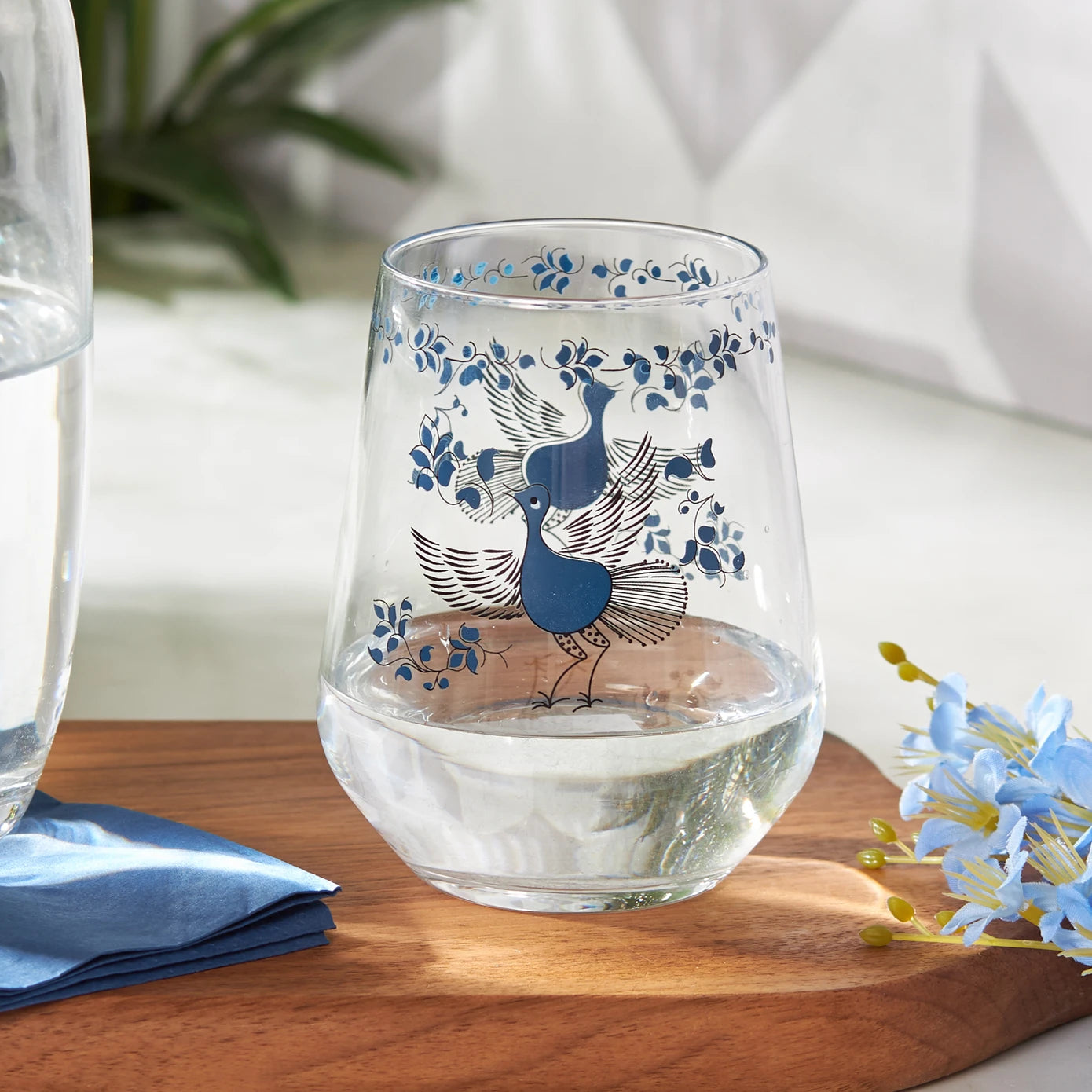 KARACA Mai Seljuk Series Anka Water Glass - Pack 1 KARACA Mai Seljuk Series Anka Water Glass - Pack 1