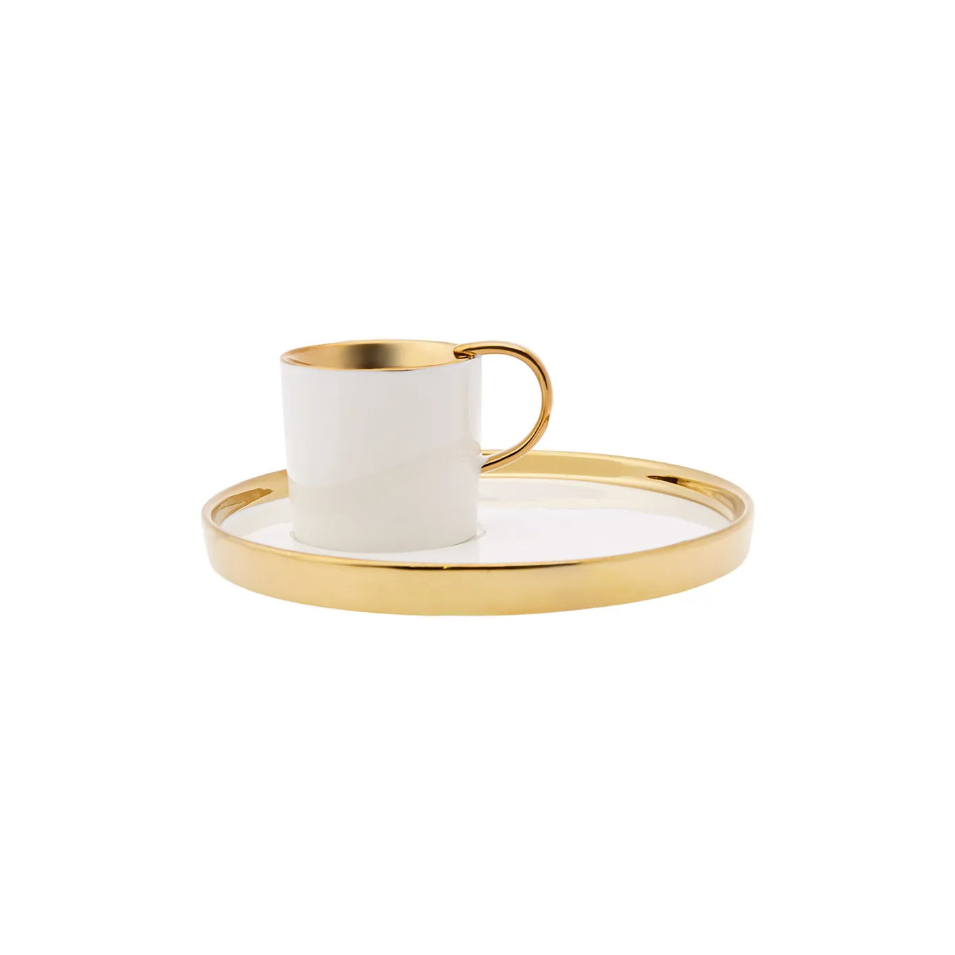KARACA LEVİN 2-Person White Coffee Cup Set – Elegant KARACA LEVİN 2-Person White Coffee Cup Set – Elegant
