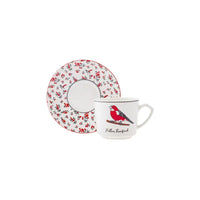 Karaca Vogel 6 Coffee Cups Multicolor Porcelain