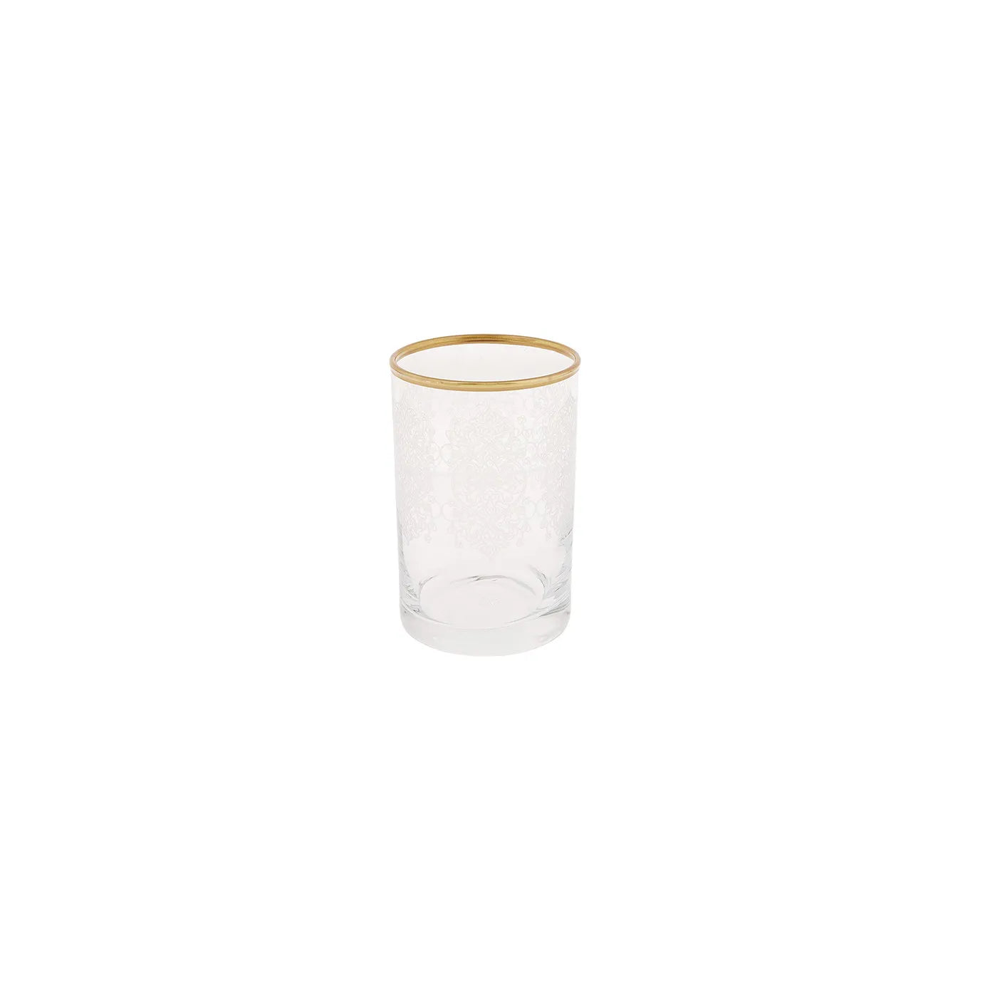 KARACA NIHAL 6-Piece Coffee Side Glass Set – Gold KARACA NIHAL 6-Piece Coffee Side Glass Set – Gold