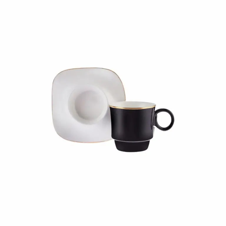 Karaca Torba Black Coffee Cup Set, 6-Person, 100ml Karaca Torba Black Coffee Cup Set, 6-Person, 100ml