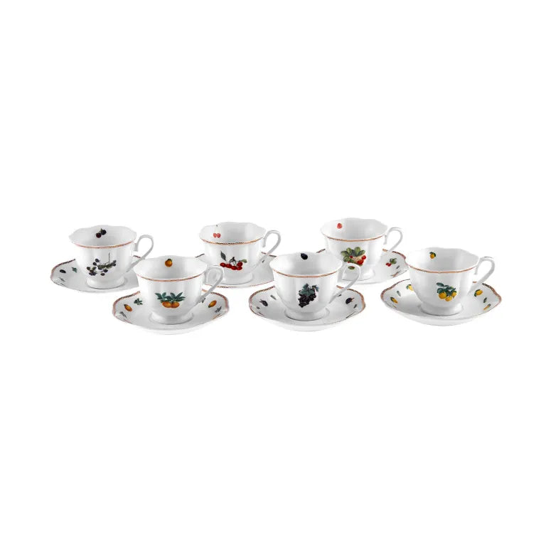Karaca Nostalji Coffee Cups Set of 6 – Classic Karaca Nostalji Coffee Cups Set of 6 – Classic