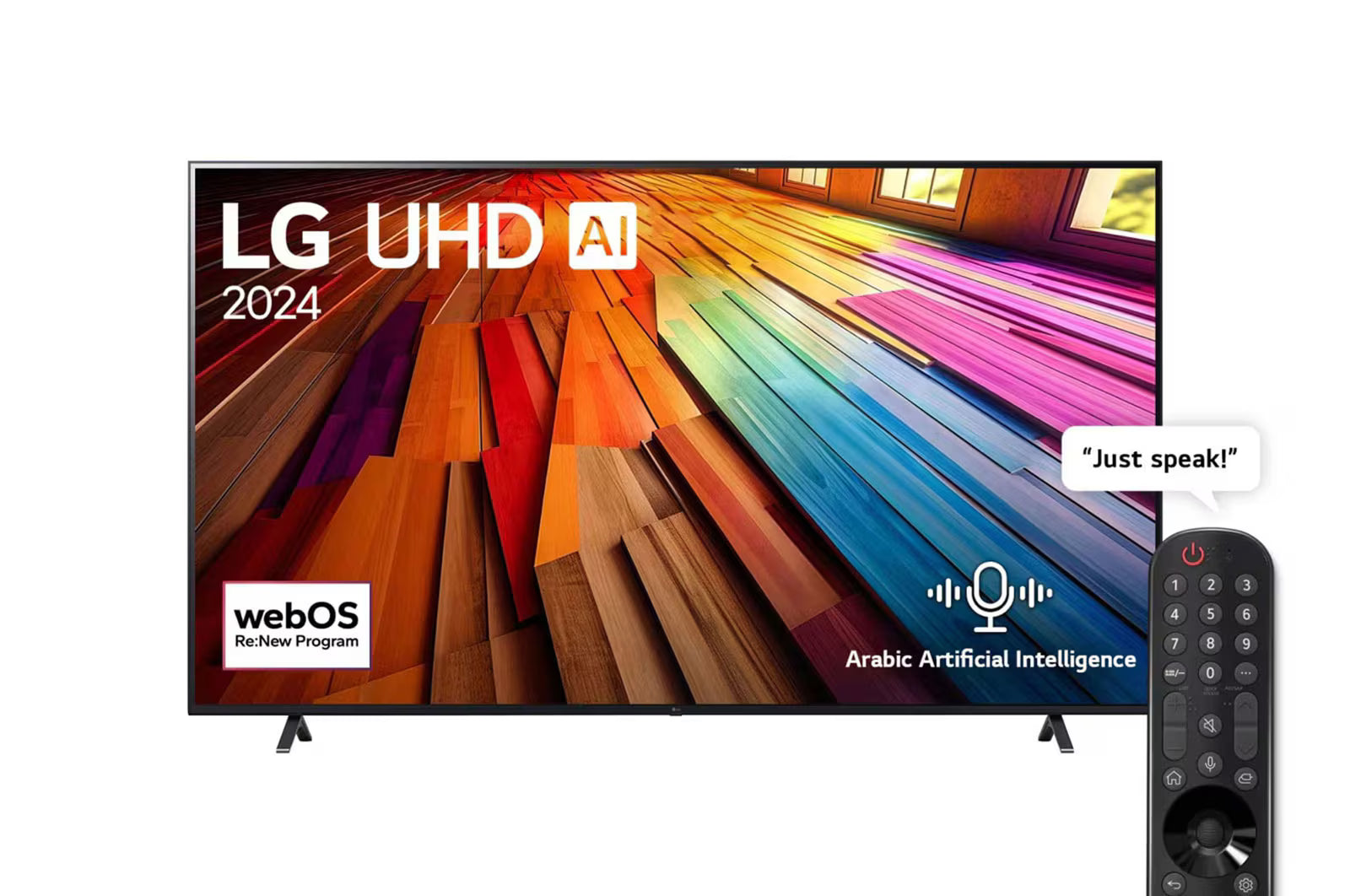 LG 86" UHD UT80 4K Smart TV – AI Magic Remote, HDR10, webOS24