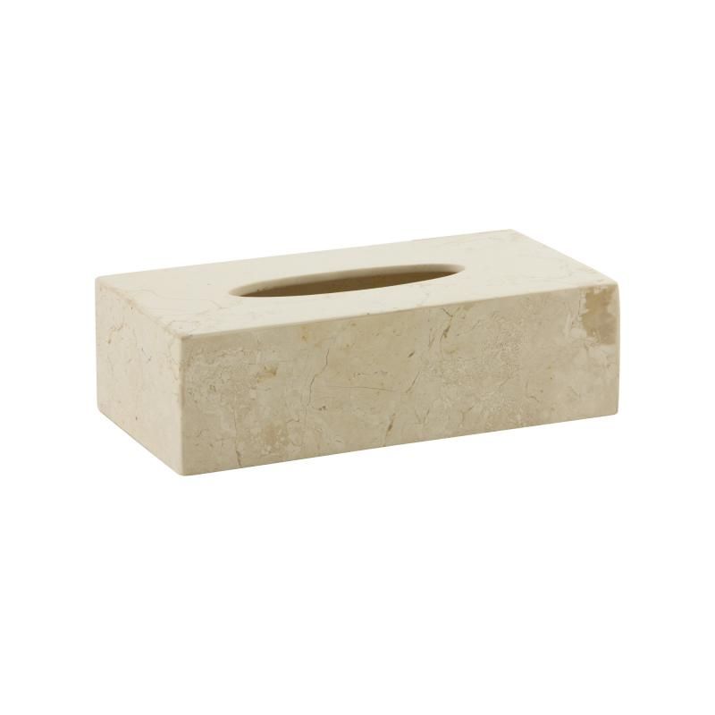 Aquanova Luxor Tissue Box - Elegant Off White Design