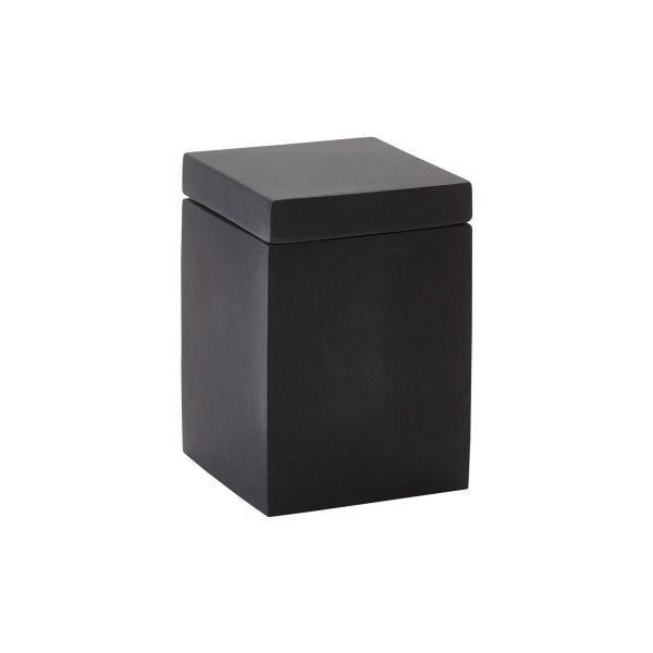 Aquanova Moon Black Accessory Jar – Elegant Bathroom Touch