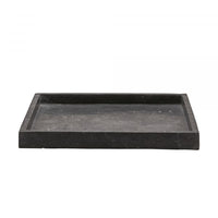 Aquanova Hammam Square Tray – Dark Grey & Elegant Design