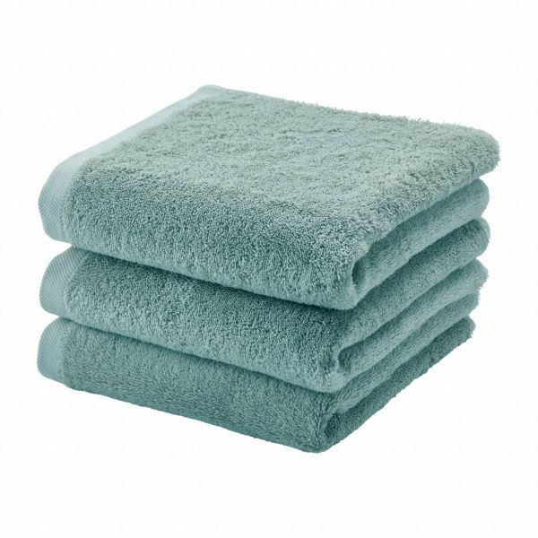 Aquanova London Hand Towel 55x100 cm - Soft Cotton Green