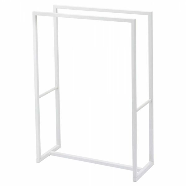 Aquanova Aran White Metal Towel Stand – Elegant & Modern