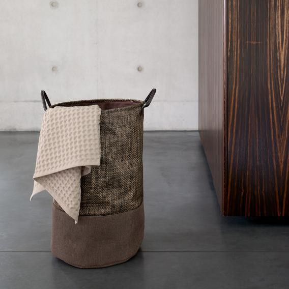 Aquanova Scoop Laundry Basket 58L – Brown, Practical