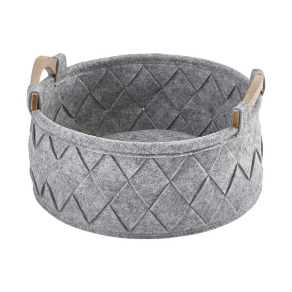 Aquanova Amy Storage Basket 7L – Stylish Grey Organizer