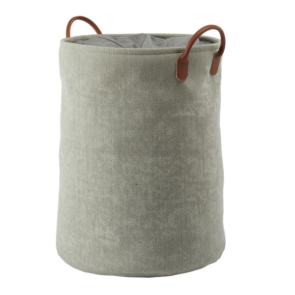 Aquanova York Laundry Basket 76L - Light Gray Green