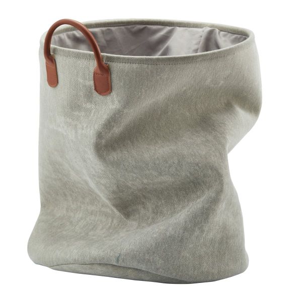 Aquanova York Laundry Basket 76L - Light Gray Green