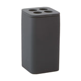 Aquanova Ona Toothbrush Holder – Soft-Touch Dark Gray Design
