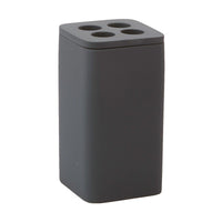Aquanova Ona Toothbrush Holder – Soft-Touch Dark Gray Design