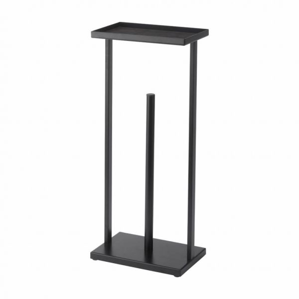 Aquanova Moon Black Toilet Tissue Stand – Elegant Design