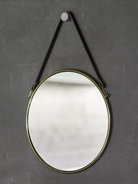 Aquanova Thymo Hanging Mirror – Gold