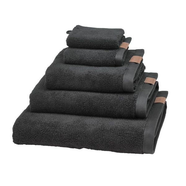 Aquanova Oslo Bath Towel 100×150 cm – Black Cotton Luxury