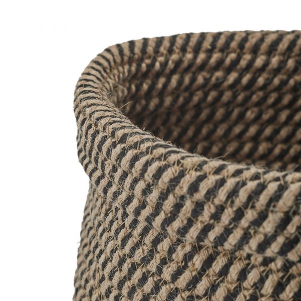 Aquanova Rena Storage Basket 12L – Beige & Black