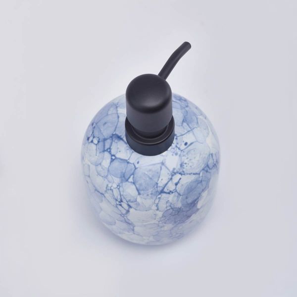 Aquanova Banu Soap Dispenser – Elegant Blue Ceramic Design