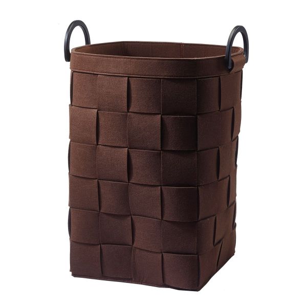 Aquanova Dix Laundry Basket 66L – Elegant Rust Brown
