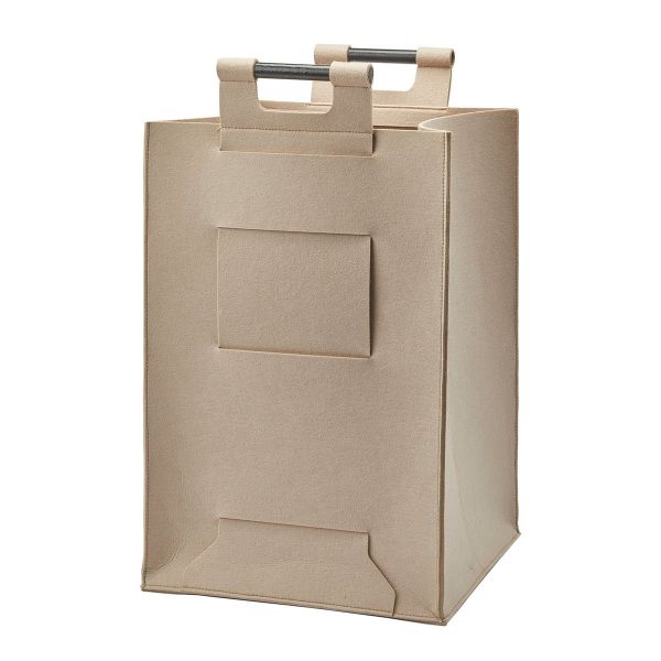 Aquanova Luz 98L Laundry Basket – Elegant Beige