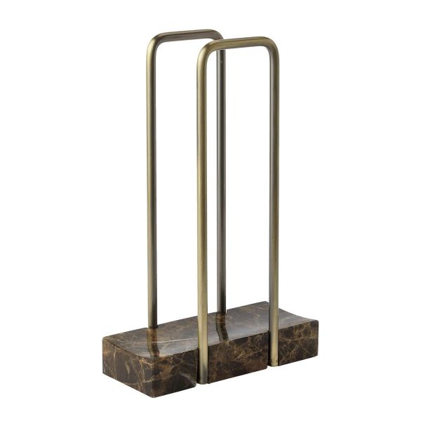 Aquanova Hammam Towel Rack Stand – Elegant Brown