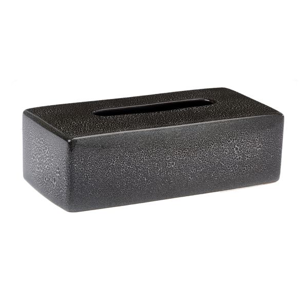 Aquanova Ugo Black Tissue Box – Stylish Bathroom & Home