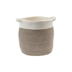 Aquanova Osman 30×30 cm Storage Basket – Beige & White