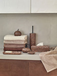 Aquanova Ugo Liquid Soap Dispenser - Brown for Bathroom