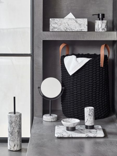 Aquanova Nero Tray - White & Grey Stylish Organizer