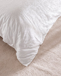 Aulne Kıng Sıze Embroıdery Duvet Cover Set - Madame Coco JO
