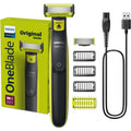 ماكينة الحلاقة المقاومة للماء Philips OneBlade – للتشذيب والحلاقة والعناية بالمظهر