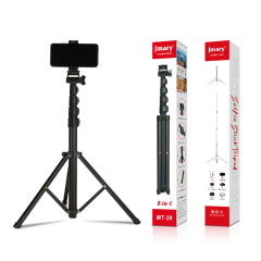 Jmary MT-39 Tripod for Phone & Camera – Max Height 153cm