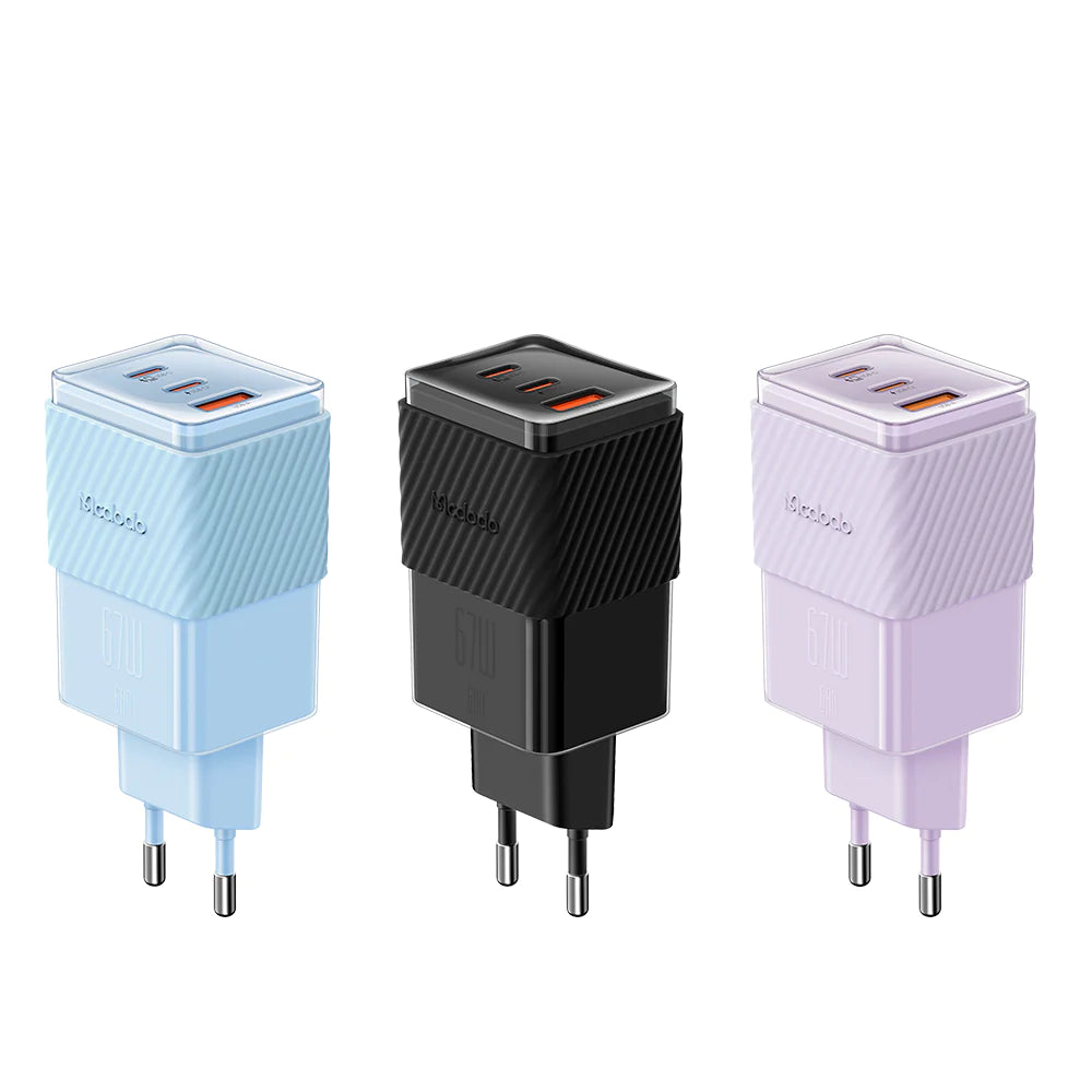 MCDODO Mini Fast Charger 67W with GaN Technology MCDODO Mini Fast Charger 67W with GaN Technology