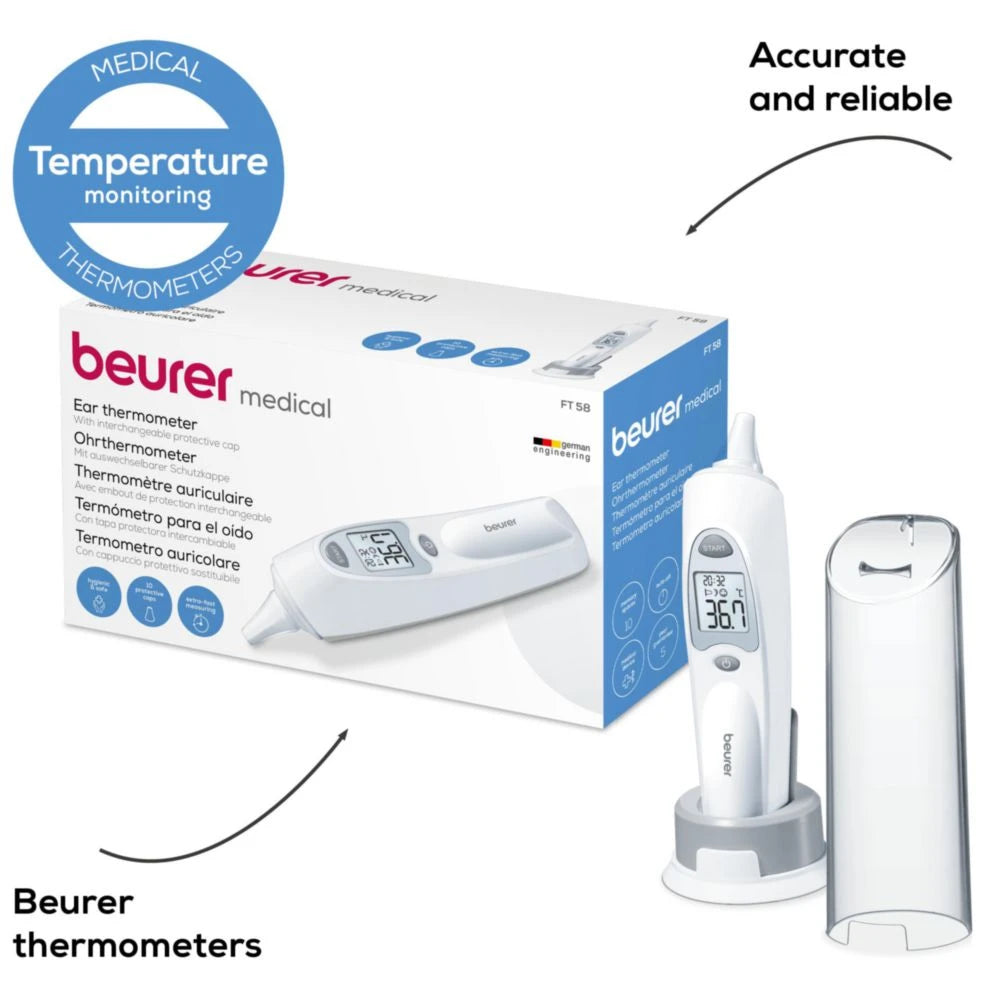 Beurer FT 58 Infrared Ear Thermometer with Fever Alert