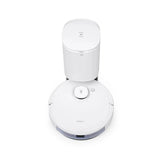 مكنسة كهربائية روبوتية من ECOVACS Deebot N8+ وممسحة - باللون الأبيض