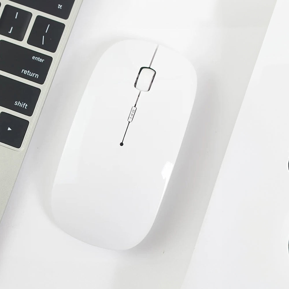 WIWU Wimice WM101 Pro Mouse Quiet & Dual Mode - White WIWU Wimice WM101 Pro Mouse Quiet & Dual Mode - White