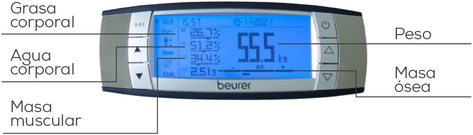 Beurer BF 105 Diagnostic Scale Comprehensive Body Analysis