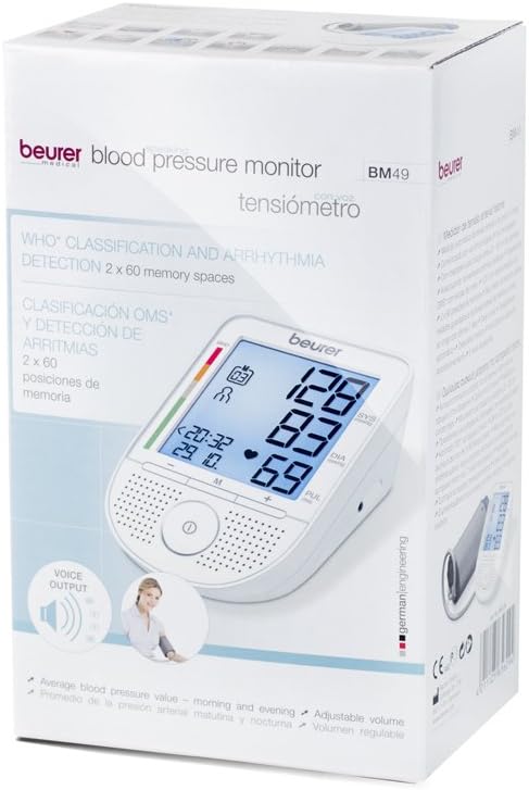 Beurer BM 49 Upper Arm Blood Pressure Monitor with Voice