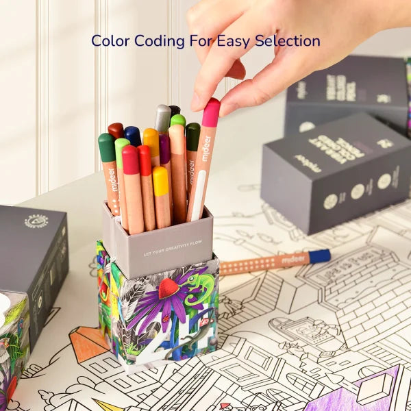 Mideer Vibrant Colored Pencils 36 Colors – Safe for Kids Mideer Vibrant Colored Pencils 36 Colors – Safe for Kids