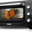 Geepas 2000W 42L Electric Oven, Rotisserie, 6-Stage Heating, Black GO4450
