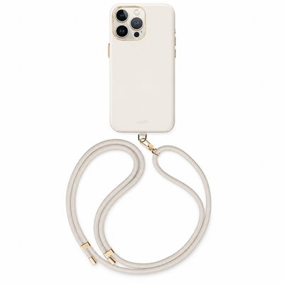 UNIQ COEHL iPhone 15 Pro Magnetic Charging Case – Creme Ivory