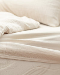 Marla Muslin King Size Duvet Cover Set - Fitted - Madame Coco JO