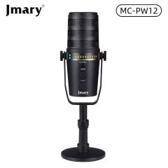 Jmary MC-PW12 Mic – XLR & USB, Cardioid, Plug & Play Jmary MC-PW12 Mic – XLR & USB, Cardioid, Plug & Play