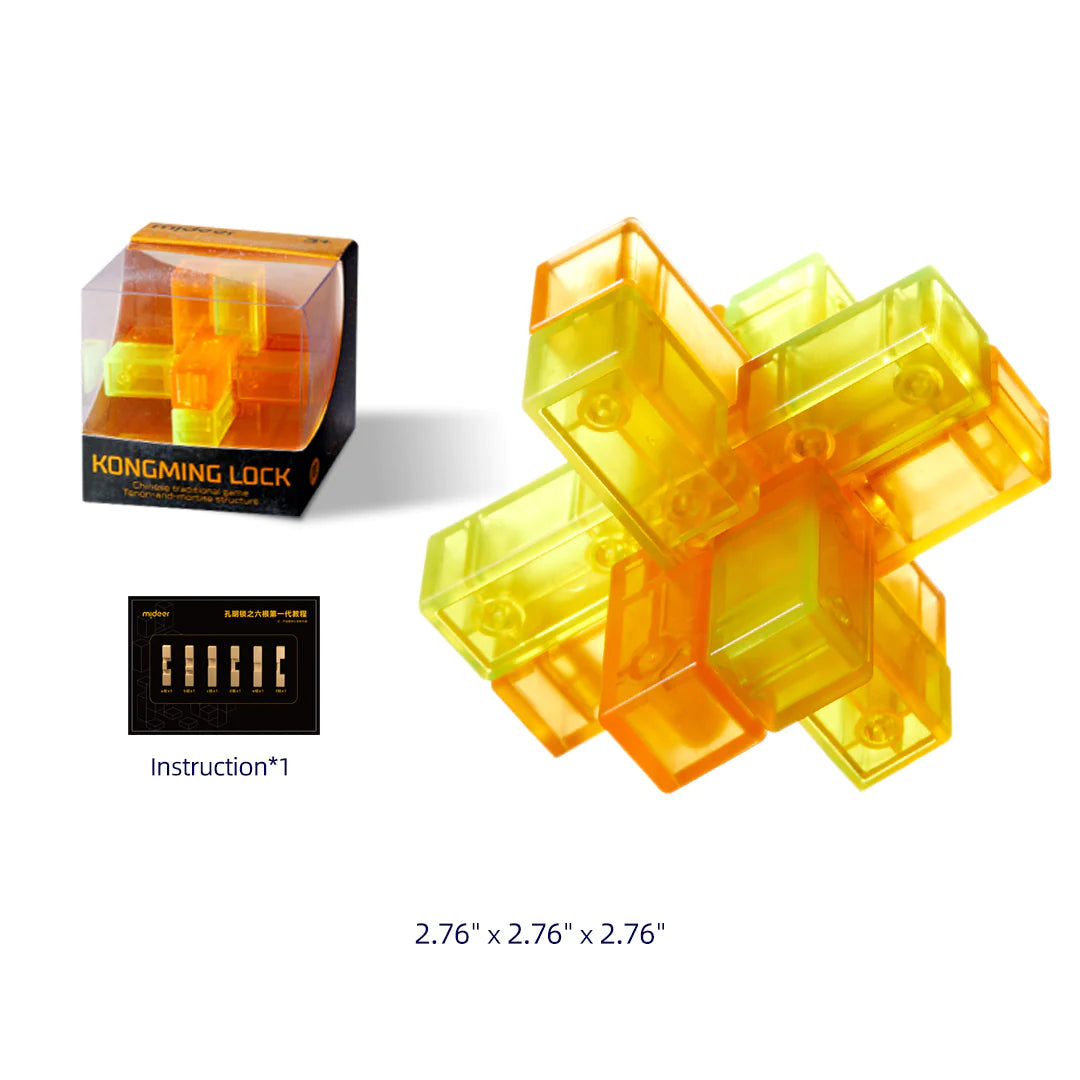 Mideer Neon Space Kongming Lock – Liu-Tong Lock Mideer Neon Space Kongming Lock – Liu-Tong Lock