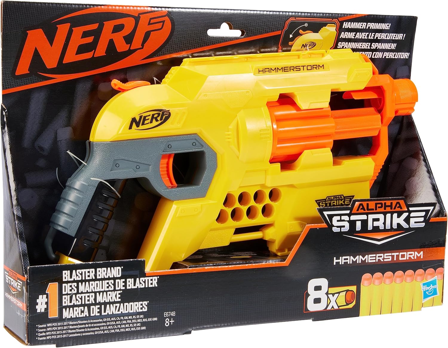 Hasbro Nerf Alpha Strike Hammerstorm Blaster Hasbro Nerf Alpha Strike Hammerstorm Blaster