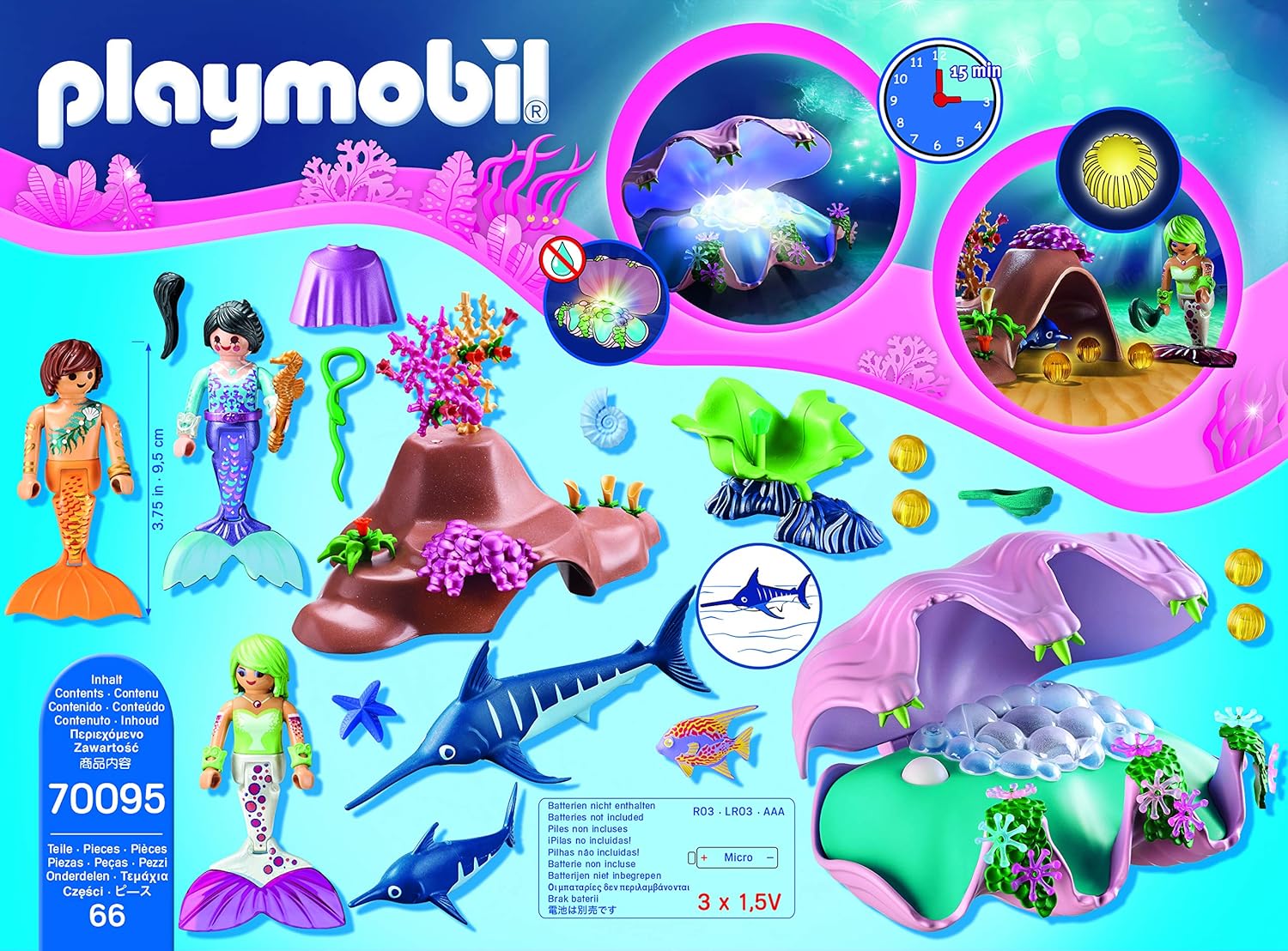 Playmobil Pearl Shell Night Light - Magical Ocean Glow Playmobil Pearl Shell Night Light - Magical Ocean Glow