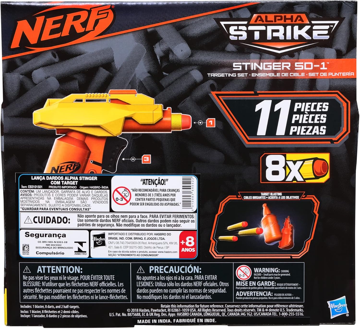 Hasbro Nerf Alpha Strike Stinger SD-1 Blaster